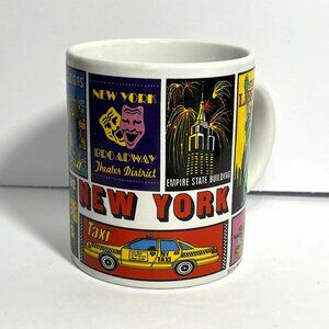 New York City Landmarks Souvenir Ceramic Mug